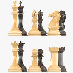 Chess Pieces 3D